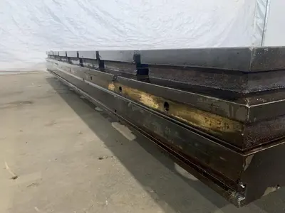 120" X 120" X 10" T-SLOTTED FLOOR PLATE. STOCK # 0416223