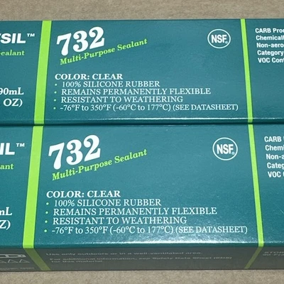 NEW DOW Silicones 732 Clear