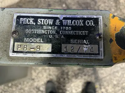 Used PECK, STOW, & WILCOX CO PB9 Pipe, Tube & Bar Benders Ohio US | HGR 24 #1505850