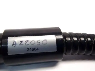 USED SCHOTT FIBER OPTIC LIGHT RING 55MM ID 32" LENGTH CABLE