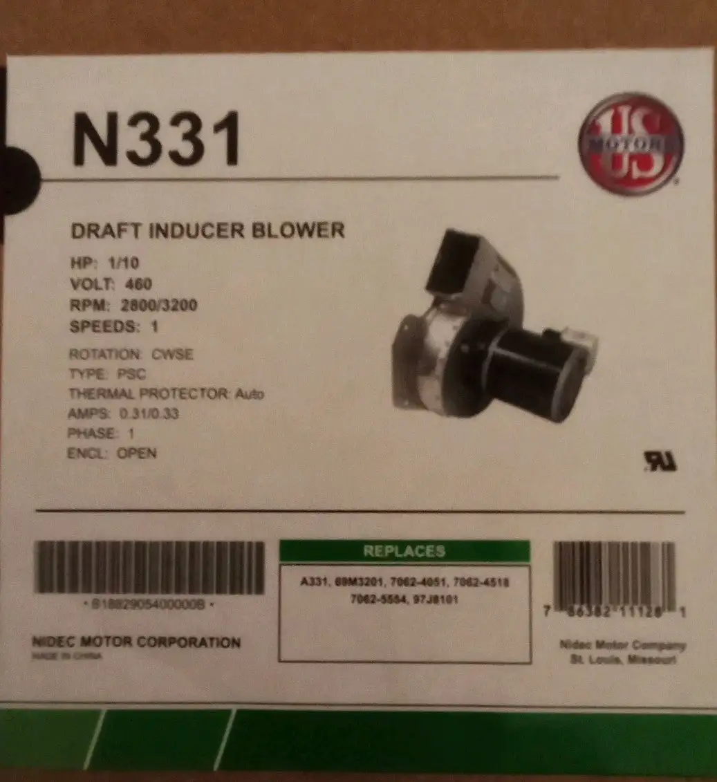 Used LENNOX Lennox N331 Fan & Blower Parts US | Infinity wholesale & Supply LLC #1305795