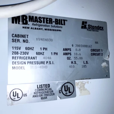 USED Master-Bilt BLG-48HD