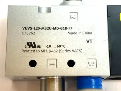 Used FESTO SPRING RETURN SOLENOID VALVE 3/2-WAY OPEN, 575262 Solenoid Valves Michigan US | Maverick Industrial Sales #1096002