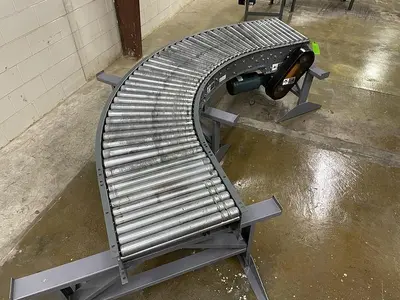 Used INTELLIGRATED 90 DEGREE CONVEYOR Roller Conveyors Wisconsin US | Packer City Sales #1297879