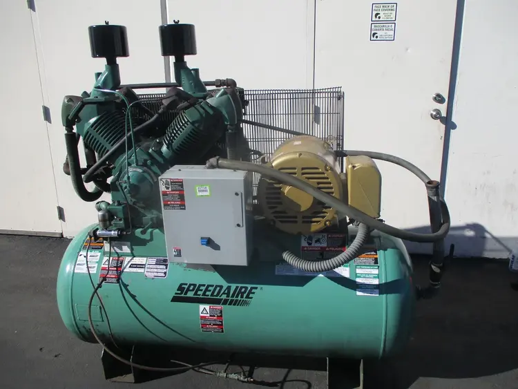 Used 2013 SPEEDAIRE _UNKNOWN_ Lubricated Reciprocating Air Compressors California US | TNT Industrial #493670