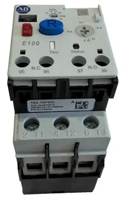 ALLEN BRADLEY 193-1EFED OVERLOAD RELAY SER. A 1931EFED NEW, SURPLUS