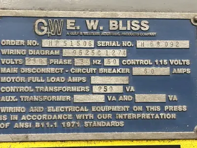 USED BLISS C45