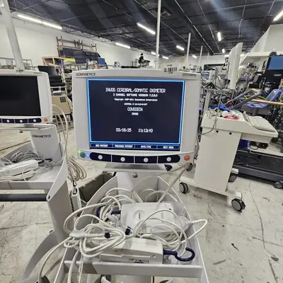 Used PT Medical Technologies Covidien Invos Cerebral Somatic Oximeter With Stand ( LOT Of 3) Patient Monitors Texas US | PT Medical Technologies #1459004