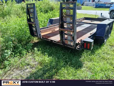 Used 2018 CUSTOM BUILT 20' X 96 Flatbed Trailers Florida US | Proxy Equipment #1378416