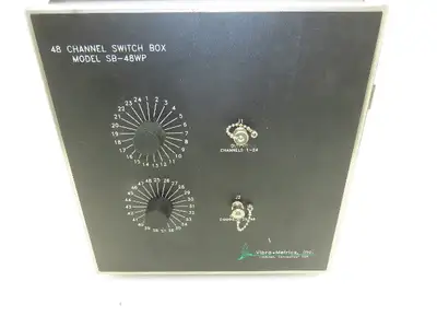 Vibra Metrics SB-48WP 48 Channel Switch Control Box W/Two Inputs