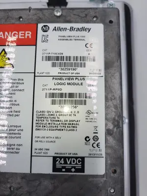 Used ALLEN-BRADLEY ALLEN BRADLEY PANELVIEW PLUS LOGIC MODULE 2711P-RP8D Automation Control (HMI) | ND Industrial Surplus #1211501