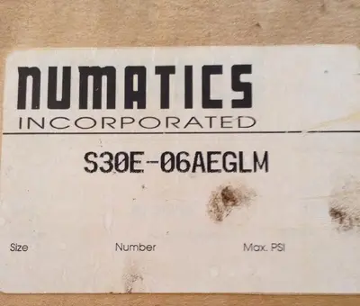 New | in-Stock NUMATICS S30E-06AEGLM Solenoid Valves | Surplus Asset Holdings #1204170