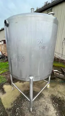 Tank, 525 Gallon, S/St, Sprinkman, Dish Top, Cone Bottom #S744972