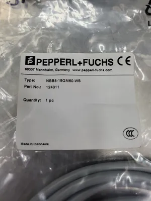 Pepperl+ Fuchs NBB5-18GM60-WS 250VAC 200mA Proximity Sensor. 5D-15