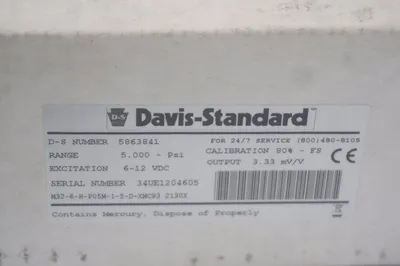 NEW GEFRAN / DAVIS STANDARD 5863841