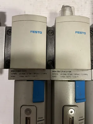 Festo MS4 Compressed Air Modular Pressure Filter Regulator Lubricator 180psi