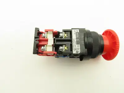 Fuji Electric 24V Illuminated Red E-Stop Mushroom Twist 30mm 250V 6A