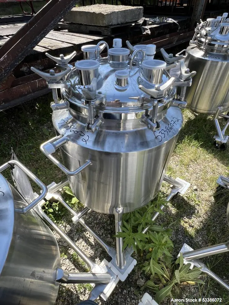 Used High-Performance Stainless Steel Jacketed Freeze/Thaw Tank