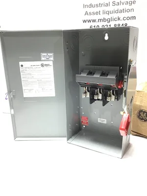General Electric 19592 Safety Switch THN3362 60AMP