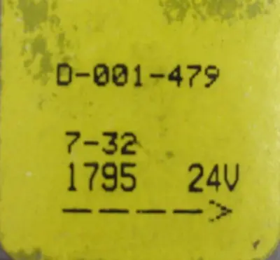 NEW D-100-479 MOTOR 24V 1795 7.32 D100479