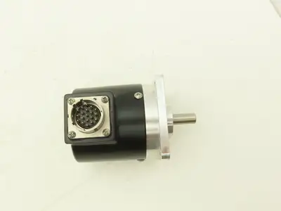 Allen Bradley 845D-SJDZ25ADCK5 Absolute Rotary Encoder 3/8" Shaft 360PPR 	Ser B