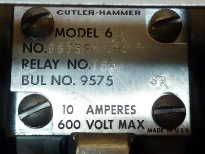 USED CUTLER HAMMER 9575ED14-1