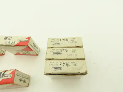 Sylvania Clark 2436 Motor Starter Overload Heater Element  Lot of 10pcs
