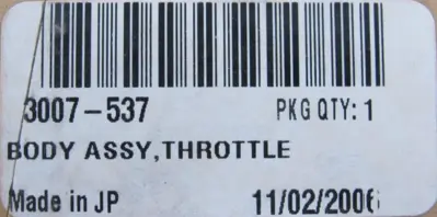 NEW ARCTIC CAT 3007-537 THROTTLE BODY ASSY 3007537