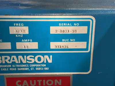 Used BRANSON EC150 Parts Washers Ohio US | HGR 24 #1567085