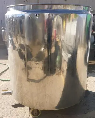 Tank, 325 Gallon, 316 Stainless Steel, 45" x 47", Jacketed, OT/SB #S743435
