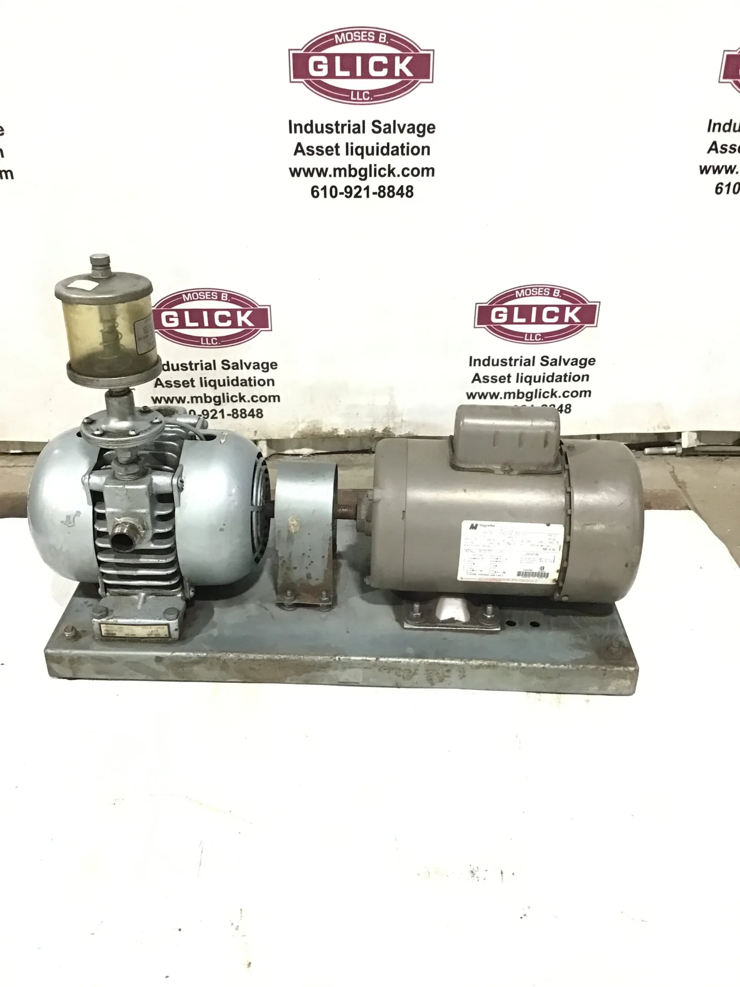 Gast 2065-V3C Motor-Driven Industrial Vacuum Pump 1″IN In & Out 1HP 1.15SF 6-12A