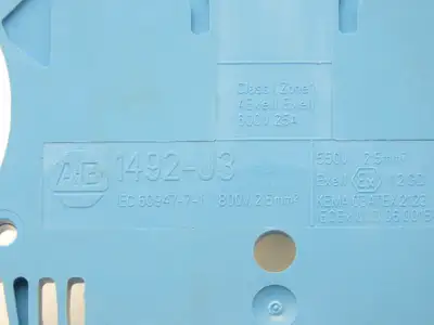 Allen Bradley 1492-J3 Terminal Block Blue 600V Lot of 150