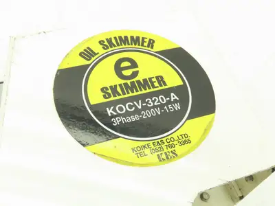 Koike HF15R050 KOCV-320-A Oil Skimmer 40mm Belt Oil Recovery Unit 15W 220V 3PH
