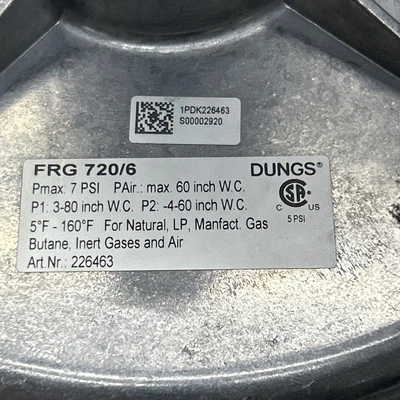 NEW Dungs FRG720/6