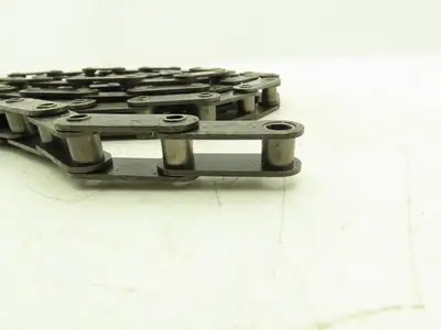 C-2050 Double Pitch Hollow Pin Roller Chain Conveyer 1.25" 10 Ft Length