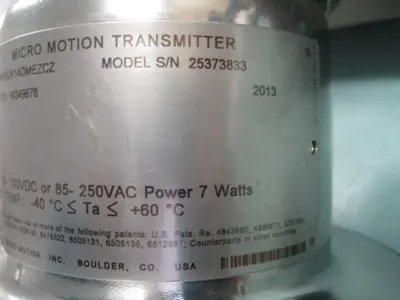 USED Micro Motion F025 S121C0AMEZZZZ