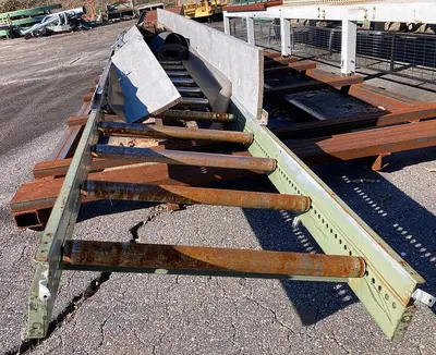 USED LOGAN POWER-BELT TROUGH SCRAP-CONVEYOR