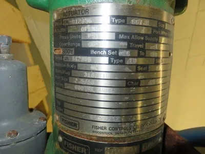 Fisher control valve type ED, size 2"-600, material WCB/316ss