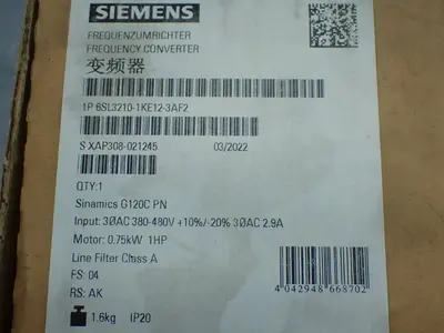 NEW SIEMENS 6SL32101KE123AF2