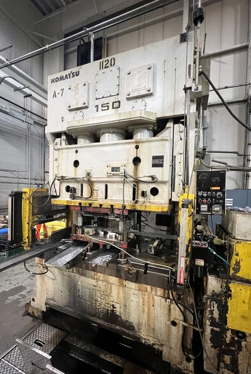 Used 1992 KOMATSU PRESSES KOMATSU OBW150-2 PRESS Gap Frame (OBS) Presses | Alma Machinery #899556