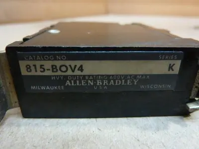 USED ALLEN BRADLEY 815-BOV4 SER K