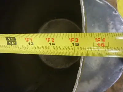 USED METAL FABRICATOR HOPPER559