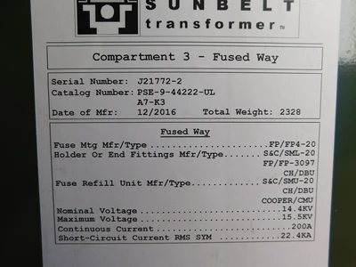 Used Federal Pacific NA Switchgears Ohio US | Equipment Recovery Corp. #1331200