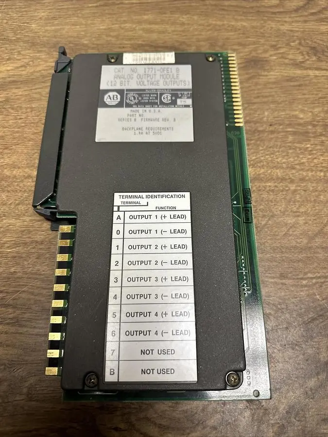 Used ALLEN-BRADLEY 1771-OFE1 B Input / Output Modules | Surplus Asset Holdings #1206001