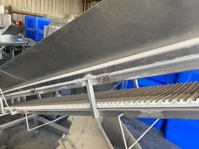 13'L Cleated Incline Conveyor