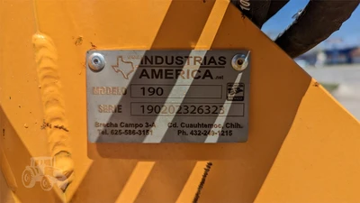 NEW 2023 INDUSTRIAS AMERICA 190