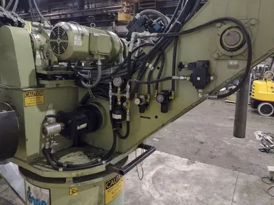 18” X .175”  X 8,000 LBS CWP MODEL #SFAC4-20 SPACE-SAVER AUTOMATIC DOUBLE END SERVO COIL FEED LINE: STOCK #22215