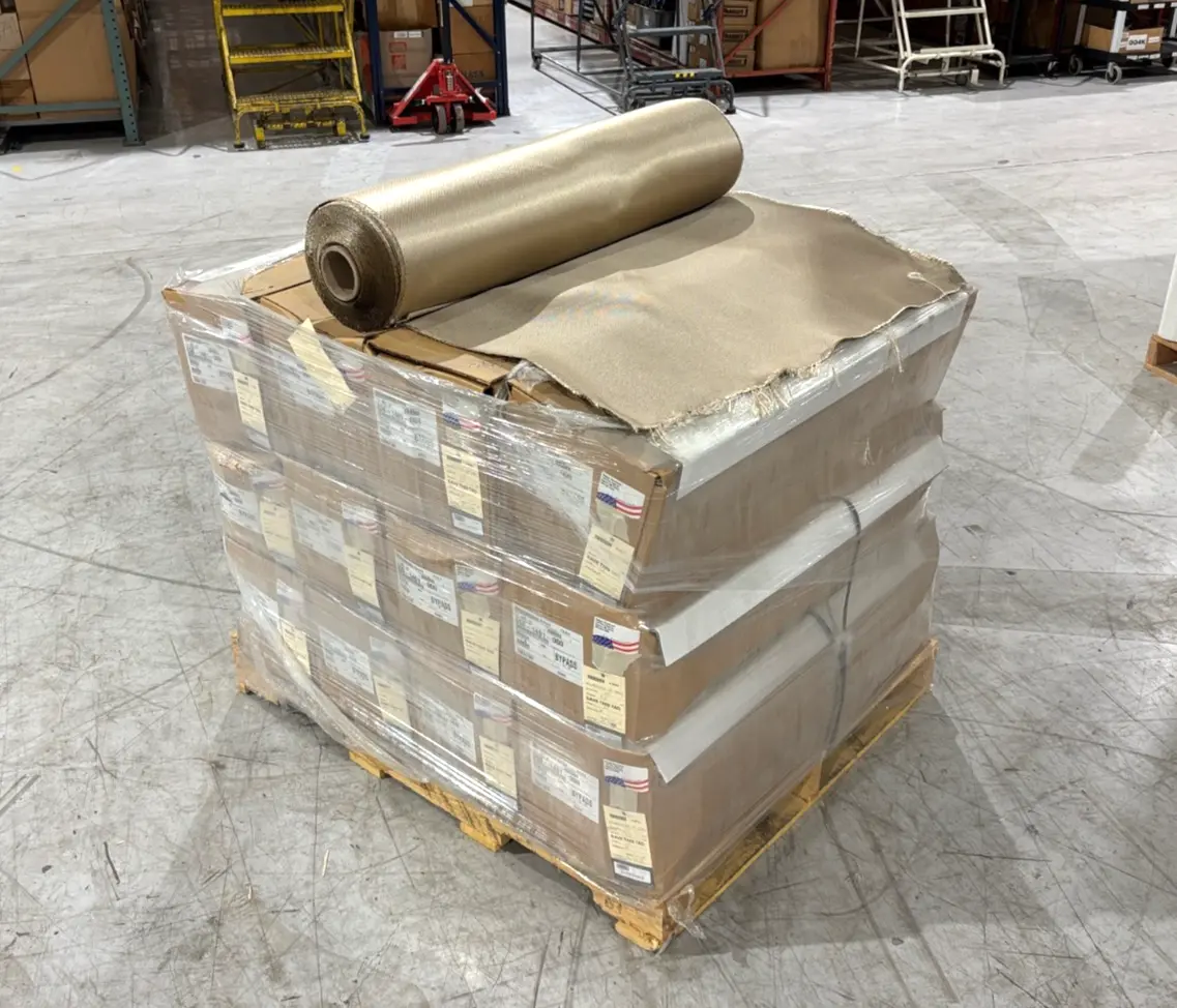 USED AUBURN MANUFACTURING 82394066 FIBERGLASS HIGH HEAT CLOTH, VEXTRA CLOTH