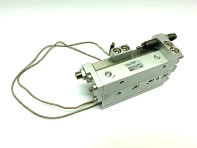 Used SMC Guided Pneumatic Slide Table Rotary Actuators Michigan US | Maverick Industrial Sales #1394787