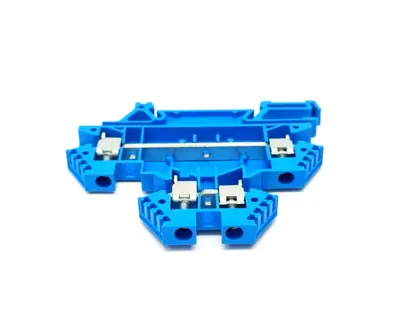 43550 BL,EURO D4-2 | Morsettitalia EURO D4-2 Two Stage Terminal Block, Blue, 43550 BL LOT OF 5 - Used